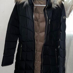 Calvin Klein Women's Black Puffer Coat